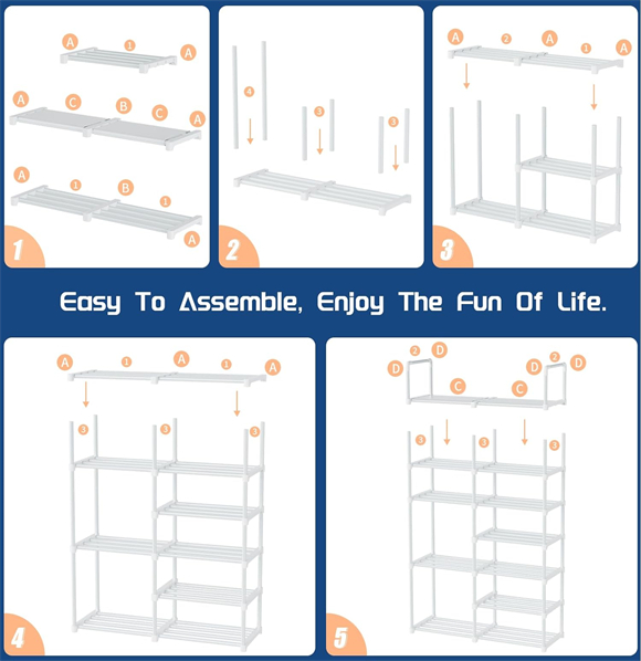 shoe rack without cover